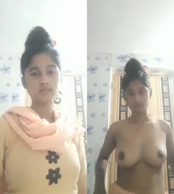Very beautiful village girl desi nude video showing tits