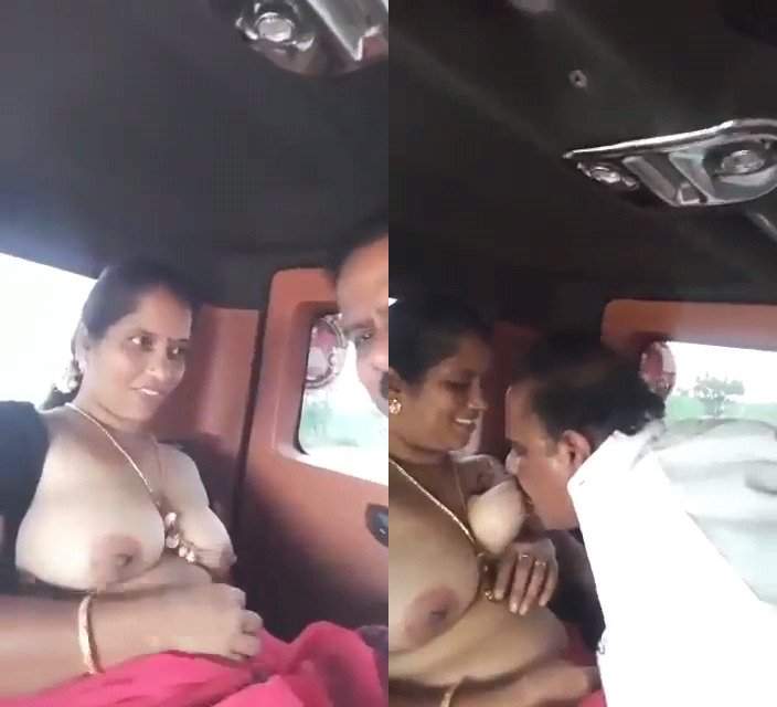 Beautiful Tamil mallu xnxx desi aunty enjoy with driver in car