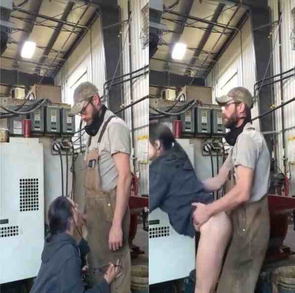 Garrage owner daughter 8teenxxx suck and fucked by mechanic